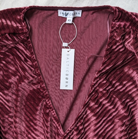 Baltic Born Andi Ribbed Wrap Dress - Picture 9 of 9